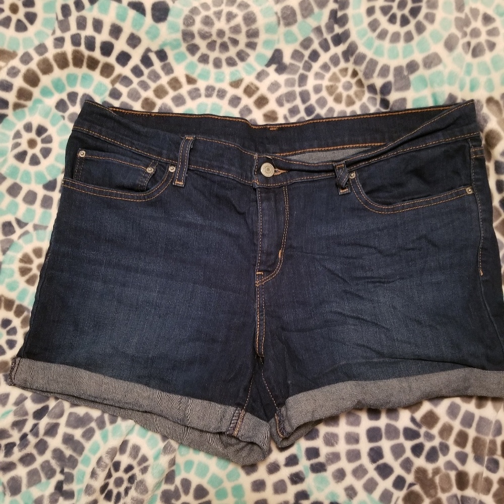 Levi Demin Cuffed Shorts